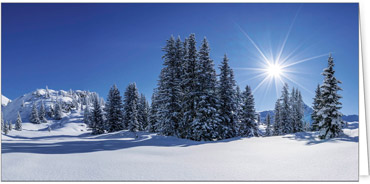 2023 für Firmen | Kategorie Winterlandschaften | Motiv: Sonniger Wintertag - Artikel Nummer 11675