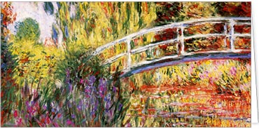 2023 Glückwunschkarten (Grusskarten)  - Programm 2023 | Motiv:  Le Bassin aux Nympheas (Claude Monet) - Artikel Nummer 21026