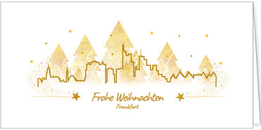 2024 für Firmen | Kategorie Städte Karten | Motiv: Frankfurt in Gold - Artikel Nummer 7155-811