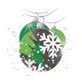 Weihnachtskarten-Dekore