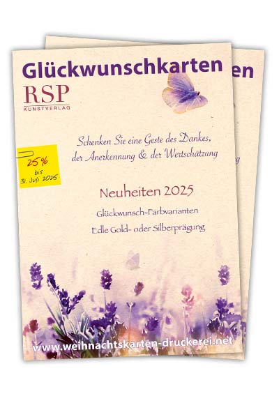 Glückwunschkarten-Katalog Cover