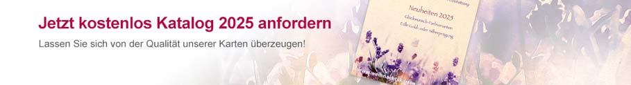 Unser aktueller Glückwunschkatalog 2025