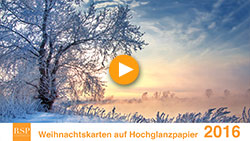 Weihnachtskarten Hochglanz - Video