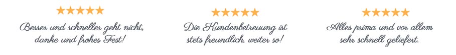 Meinungen unserer Kunden