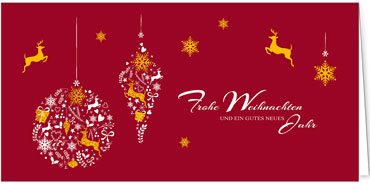 2025 für Firmen | Kategorie Rote Impressionen | Motiv: Festliche Kreation - Artikel Nummer 1005-805
