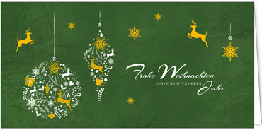 2025 für Firmen | Kategorie - Grüne Struktur Optik - | Motiv: Festliche Kreation - Artikel Nummer 1005-809