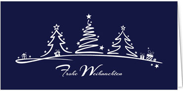 2025 für Firmen | Kategorie Blaue Impressionen | Motiv: Tannenschwung - Artikel Nummer 1008-804