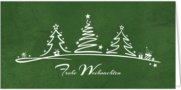 2025 für Firmen | Kategorie - Grüne Struktur Optik - | Motiv: Tannenschwung - Artikel Nummer 1008-809