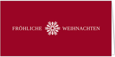 2025 für Firmen | Kategorie Rote Impressionen | Motiv: Fröhliche Weihnachten - Artikel Nummer 1009-805