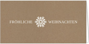 2025 für Firmen | Kategorie - Kraftpapier Optik - | Motiv: Fröhliche Weihnachten - Artikel Nummer 1009-808