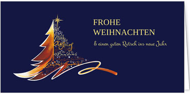 2025 für Firmen | Kategorie Blaue Impressionen | Motiv: Kunstvoller Baum - Artikel Nummer 1010-804