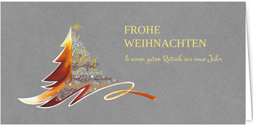 2025 für Firmen | Kategorie - Silber Struktur Optik - | Motiv: Kunstvoller Baum - Artikel Nummer 1010-807