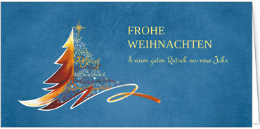 2025 für Firmen | Kategorie - Blaue Struktur Optik - | Motiv: Kunstvoller Baum - Artikel Nummer 1010-810