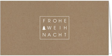 2025 für Firmen | Kategorie - Kraftpapier Optik - | Motiv: Abstrakte Grüße - Artikel Nummer 1011-808