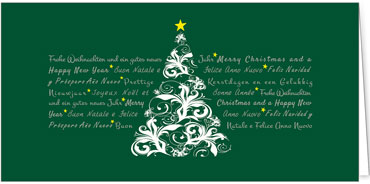 2025 für Firmen | Kategorie Grüne Impressionen | Motiv: Verschnörkelte Wünsche - Artikel Nummer 1012-806