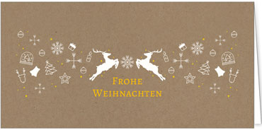 2025 für Firmen | Kategorie - Kraftpapier Optik - | Motiv: Modernes Fest - Artikel Nummer 1014-808