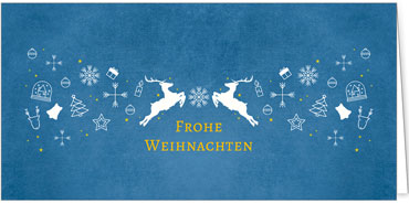 2025 für Firmen | Kategorie - Blaue Struktur Optik - | Motiv: Modernes Fest - Artikel Nummer 1014-810