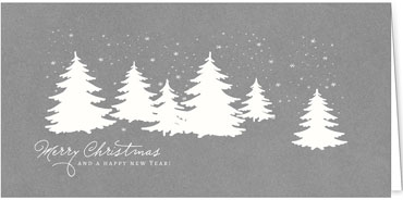 2025 für Firmen | Kategorie - Silber Struktur Optik - | Motiv: White Trees - Artikel Nummer 1016-807