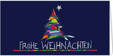 2025 für Firmen | Kategorie Blaue Impressionen | Motiv: Bunter Baum - Artikel Nummer 1017-804