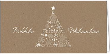 2025 für Firmen | Kategorie - Kraftpapier Optik - | Motiv: Eiskristall Baum - Artikel Nummer 1020-808