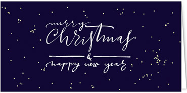 2025 für Firmen | Kategorie Blaue Impressionen | Motiv: Moderne Kalligrafie - Artikel Nummer 1023-804