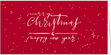 2025 für Firmen | Kategorie Rote Impressionen | Motiv: Moderne Kalligrafie - Artikel Nummer 1023-805