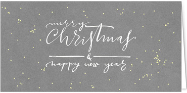 2025 für Firmen | Kategorie - Silber Struktur Optik - | Motiv: Moderne Kalligrafie - Artikel Nummer 1023-807