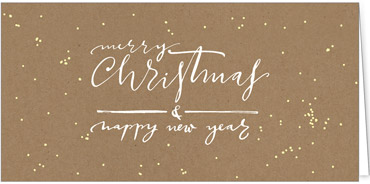 2025 für Firmen | Kategorie - Kraftpapier Optik - | Motiv: Moderne Kalligrafie - Artikel Nummer 1023-808