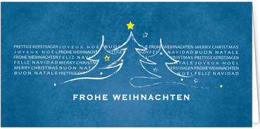 2025 für Firmen | Kategorie - Blaue Struktur Optik - | Motiv: Abstract Trees - Artikel Nummer 1030-810