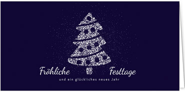 2025 für Firmen | Kategorie Blaue Impressionen | Motiv: Baum aus Schnee - Artikel Nummer 1031-804