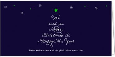 2025 für Firmen | Kategorie Blaue Impressionen | Motiv: Wunschbaum - Artikel Nummer 1033-804