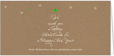 2025 für Firmen | Kategorie - Kraftpapier Optik - | Motiv: Wunschbaum - Artikel Nummer 1033-808