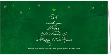 2025 für Firmen | Kategorie - Grüne Struktur Optik - | Motiv: Wunschbaum - Artikel Nummer 1033-809