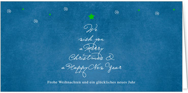 2025 für Firmen | Kategorie - Blaue Struktur Optik - | Motiv: Wunschbaum - Artikel Nummer 1033-810