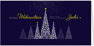 2025 für Firmen | Kategorie Blaue Impressionen | Motiv: Funkelwald - Artikel Nummer 1034-804