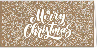 2025 für Firmen | Kategorie - Kraftpapier Optik - | Motiv: Effektvoller Schriftzug - Artikel Nummer 1038-808