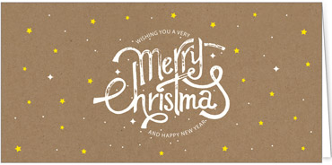 2025 für Firmen | Kategorie - Kraftpapier Optik - | Motiv: Wintergrüße - Artikel Nummer 1039-808