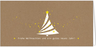 2025 für Firmen | Kategorie - Kraftpapier Optik - | Motiv: Kurviger Baum - Artikel Nummer 1040-808