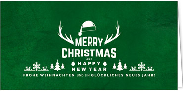 2025 für Firmen | Kategorie - Grüne Struktur Optik - | Motiv: Modern Wishes - Artikel Nummer 1042-809