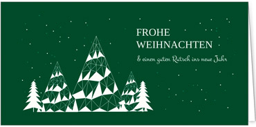 2025 für Firmen | Kategorie Grüne Impressionen | Motiv: Kristallbäume - Artikel Nummer 1043-806