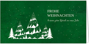 2025 für Firmen | Kategorie - Grüne Struktur Optik - | Motiv: Kristallbäume - Artikel Nummer 1043-809
