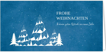 2025 für Firmen | Kategorie - Blaue Struktur Optik - | Motiv: Kristallbäume - Artikel Nummer 1043-810