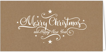 2025 für Firmen | Kategorie - Kraftpapier Optik - | Motiv: Christmas Magic - Artikel Nummer 1044-808