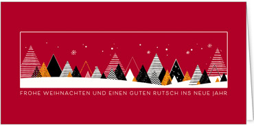 2025 für Firmen | Kategorie Rote Impressionen | Motiv: Baum-Eleganz - Artikel Nummer 1045-805