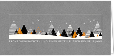 2025 für Firmen | Kategorie - Silber Struktur Optik - | Motiv: Baum-Eleganz - Artikel Nummer 1045-807