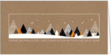 2025 für Firmen | Kategorie - Kraftpapier Optik - | Motiv: Baum-Eleganz - Artikel Nummer 1045-808