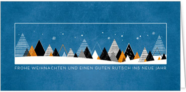 2025 für Firmen | Kategorie - Blaue Struktur Optik - | Motiv: Baum-Eleganz - Artikel Nummer 1045-810