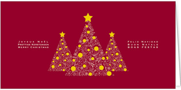 2025 für Firmen | Kategorie Rote Impressionen | Motiv: Tannenkunst - Artikel Nummer 1049-805