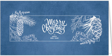 2025 für Firmen | Kategorie - Blaue Struktur Optik - | Motiv: Waldpracht - Artikel Nummer 1051-810