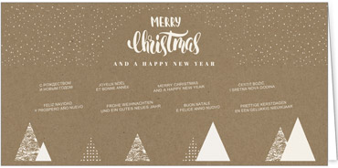 2025 für Firmen | Kategorie - Kraftpapier Optik - | Motiv: Abstrakter Wald - Artikel Nummer 1052-808